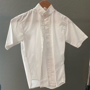 TuffRider Children’s Starter Short Sleeve Show Shirt - Two Collars